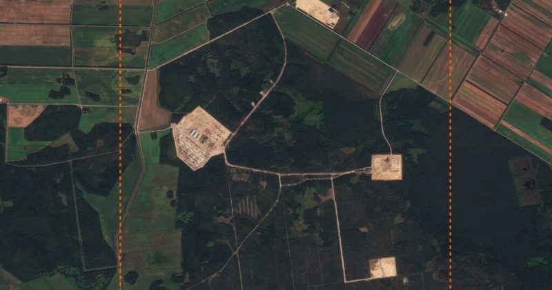 Супутники зафіксували масштабне будівництво військової бази в Білорусі