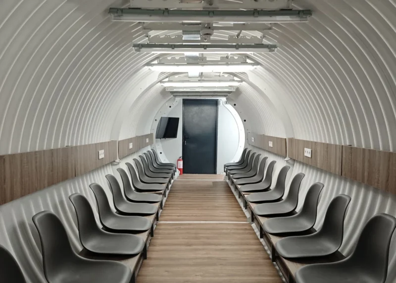 Перший в Україні модульний бункер для цивільних запрацював на Київщині